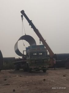 Crane Suspension of Heavy-Duty MS Pipeline – Infrastructure Excellence